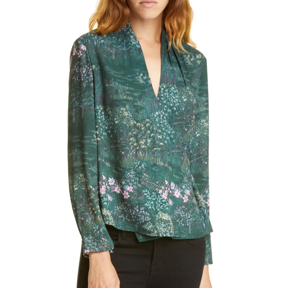 Ted Baker wrap blouse